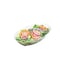 Smarty Had A Party 2 qt. Clear Oval Plastic Serving Bowls (24 Bowls), 24PK 6922-CASE - alternate 2